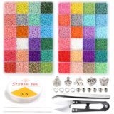 ערכת חרוזי זכוכית ליצירת תכשיטים